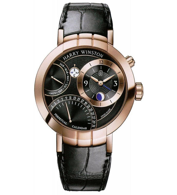 Harry Winston Premier Excenter Perpetual Calendar - The Luxury Well