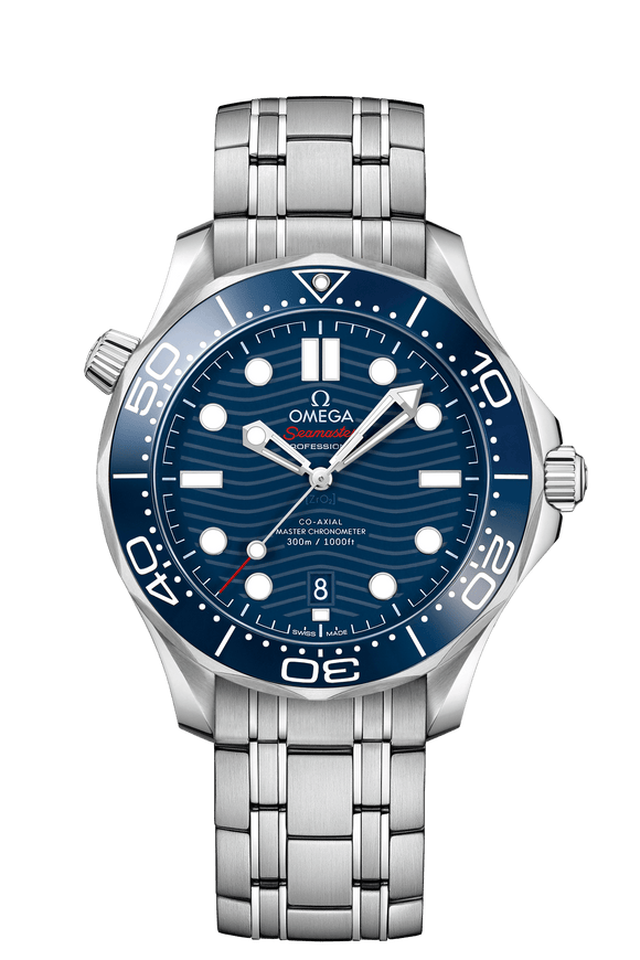 Omega Seamaster Diver 300 M CO‑AXIAL MASTER CHRONOMETER 42 MM Blue - The Luxury Well
